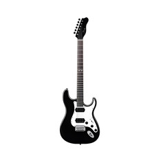 Naklejka premium electric guitar silhouette