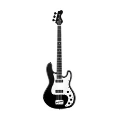 bass guitar silhouette