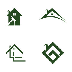home buildings logo and symbols icons