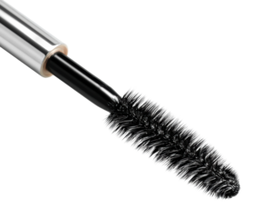 Mascara application technique beauty tutorial video. Isolated on transparent background, png. isolated on transparent background, png