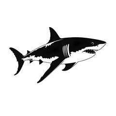 Obraz premium great white silhouette
