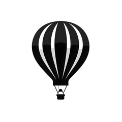 Naklejka premium hot air balloon silhouette