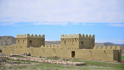TURKIYE.HATTUSA.  It was the capital of the Hittite Empire . The first traces of settlement on the site date back to the 6th millennium BC.In the photo Reconstructed city walls of Hattusa
