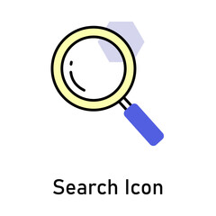 Magnifier Icon – Search, Find, Zoom, Research, Browse, Scan, Inquiry, Detect, Exploration, Analyze