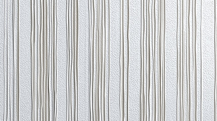 Obraz premium Foggy white wallpaper with vertical linen lines creates clean and textured background, adding subtle depth and elegance to interior walls with soft, calming effect