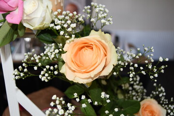 Purple and Green Wedding Floral Arrangements