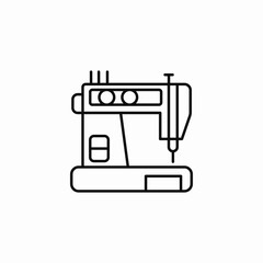 sewing machine device icon sign vector