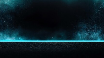 Fototapeta premium A stunning digital background featuring abstract neon colors and cosmic textures.