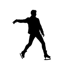 a figure skater silhouette