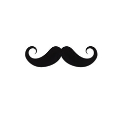 Obraz premium moustache silhouette