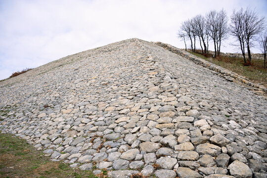 TURKIYE,HATTUSA,It was the capital of the Hittite Empire in the Late Bronze Age. The first traces of settlement on the site date back to the 6th millennium BC.In the photo The Rampart
