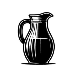 Classic Ceramic Jug Vector Illustration