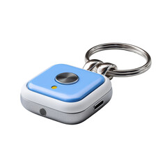 Fototapeta premium Bluetooth tracker with isoleted on transparent background .