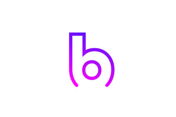 Letter B logo icon design template elements