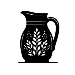 Classic Water Jug Vector Illustration