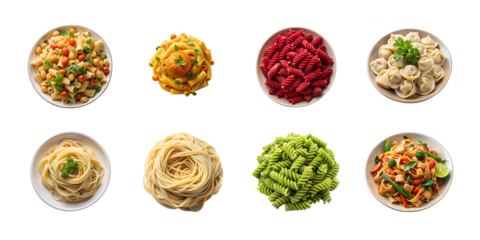 Meditating figure enveloped in smoke, alongside incense and abstract smoke formations isolated on transparent background