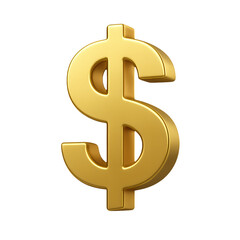 Obraz premium Dollar sign reflects wealth finance currency and money with shiny golden luxury and financial success