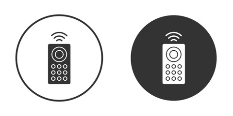 Remote control icon vector graphics in trendy flat design.
