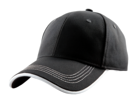 Exciting sports cap activity apparel showcase urban environment isolated on transparent background, png