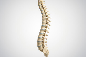 Illustration of human spine