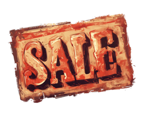 grunge rubber stamp with the text Sale