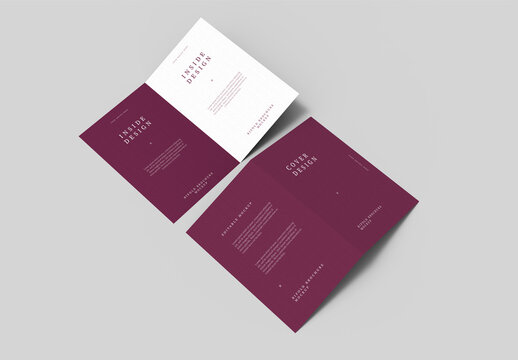 Bifold Brochure Mockup PSD