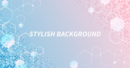 テクノロジー背景素材 ( フレーム　見出し　タイトル　チラシ　セール　テクノロジー背景　ビジネス )