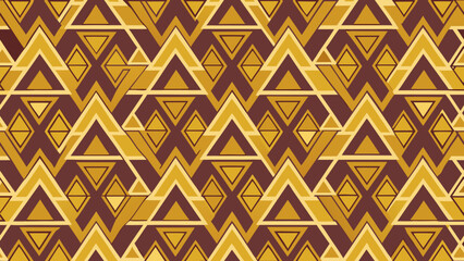 vector seamless pattern, repeating geometric background, repeating texture with golden color triangular patterns for abstract illustration wallpaper, fabric, textile,seamless, pattern, design, 