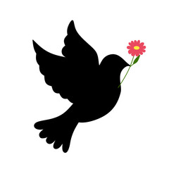 Bird icon vector image. Bird logo