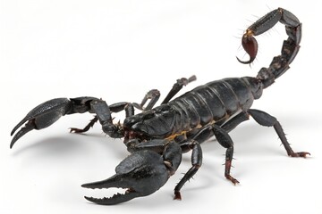 scorpion isolated on white