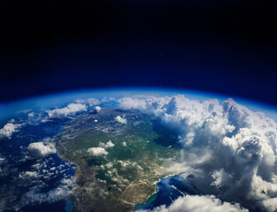 Fototapeta premium 宇宙 地球 earth Generative AI 