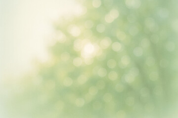 Obraz premium Abstract Green Bokeh Background