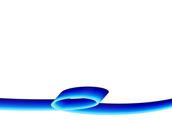abstract blue ribbon  