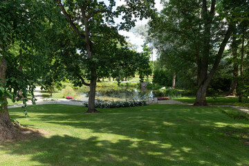 park view in summer