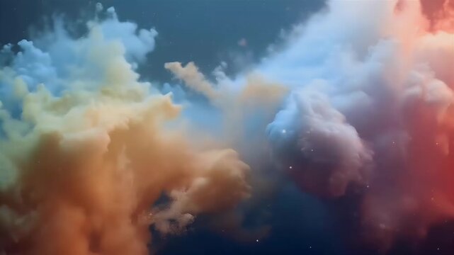 Silvery smoke particles swirl hypnotic vortex against midnight ideal immersive wallpapers expanded headline highlights dark luxury palette K seamless video ness flexible deployment logo animations