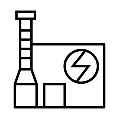 Geothermal Plant icon design