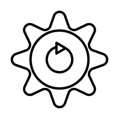 Renewable Energy Grid icon design