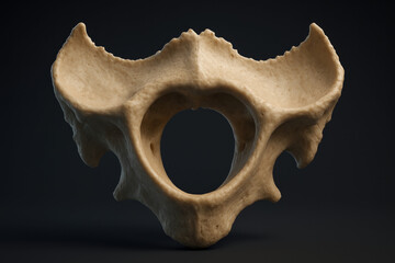 Human Atlas Vertebra Illustration - First Cervical Bone Anatomy, Front View [Illustration]