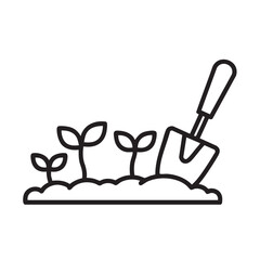 Sprout planting garden tool seedling growth gardening