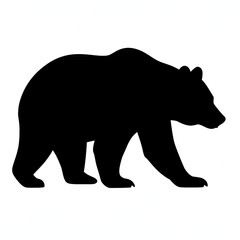 A bear silhouette vector style 