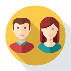 Obraz premium vector illustration of a family