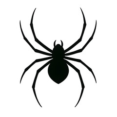 A spider silhouette vector style