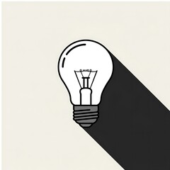 Duotone Lightbulb Idea Innovation Art
