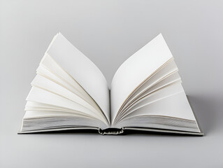 open book isolated on white background