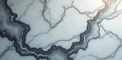 Elegant central marble detail, swirling gray tones , surface, marble