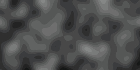 Abstract topographic map seamless pattern in various shades of gray ideal for backgrounds and textures versatile for design and illustration