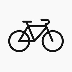 bicycle icon vector illustration