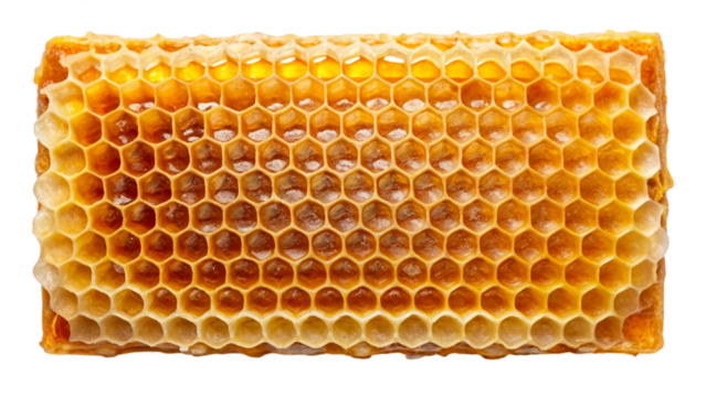honeycomb isolated on white background