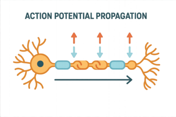 Neuron Action Potential Illustration