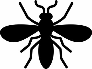 Black and white wasp silhouette, wasp Silhouette, Striking Vector Art, Free Clipart & Stinger Designs, Clipart, Tattoo, Logo, Icon & Insect art Design, Wasp isolated on white background
